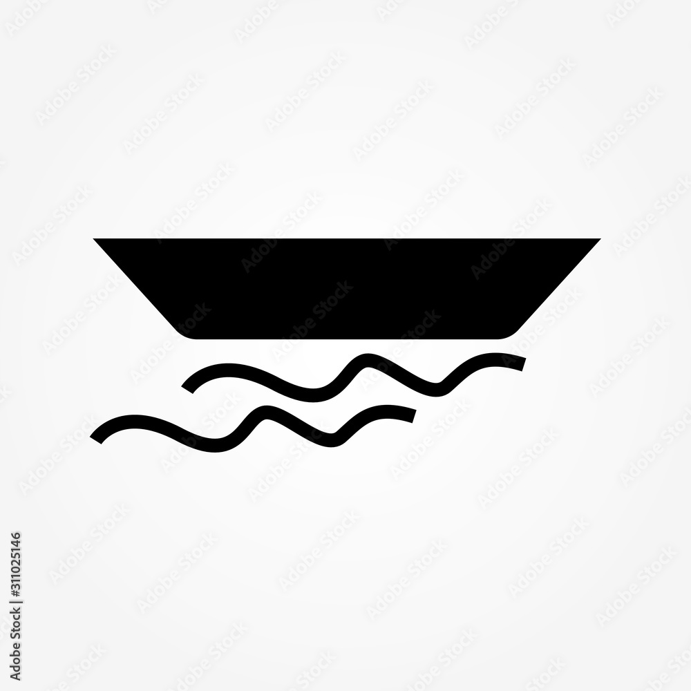 boat sign icon design vector illustration boat sign icon design vector illustration
