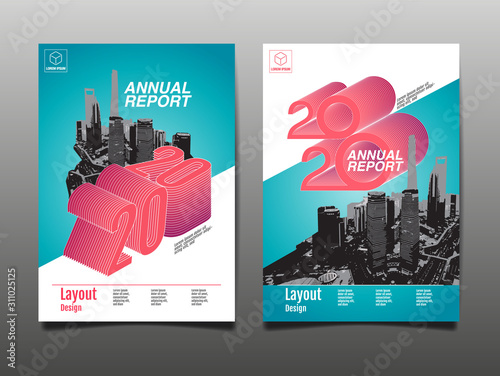 annual report 2020 ,future, business, template layout design, cover book. vector illustration,presentation abstract flat background.