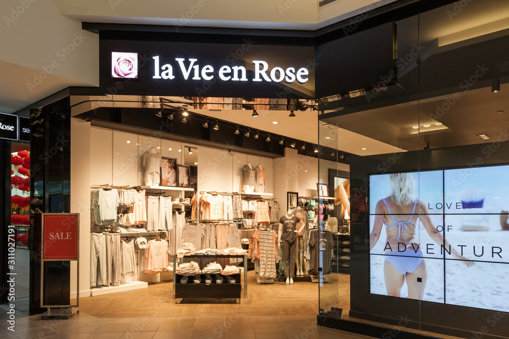 TORONTO, CANADA JANUARY 19, 2018 La Vie en Rose store front in the Fairview Mall in Toronto