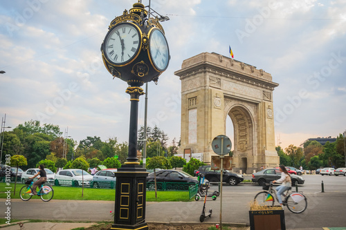 Streets of Bucharest, Romania photo