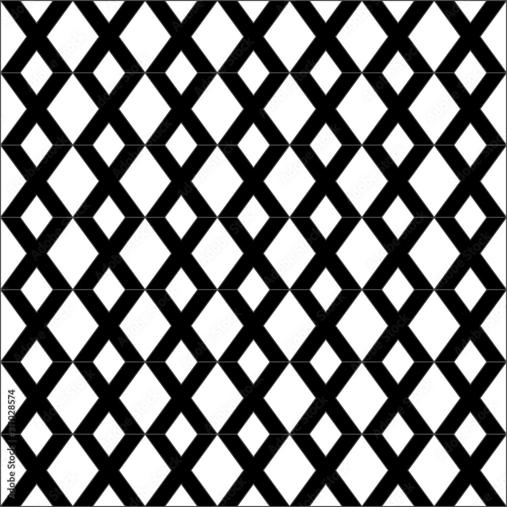 Fototapeta premium Black X alphabet pattern background vector. Repeat X letter on white background.