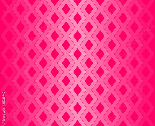 Pink X letter pattern background vector. Repeat X alphabet on pink background.