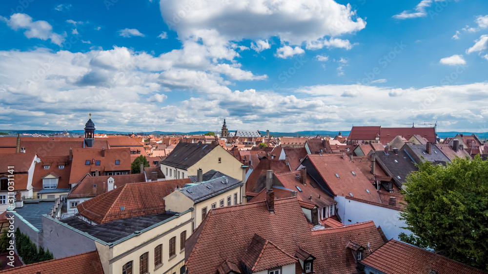 City roofs in Bamberg