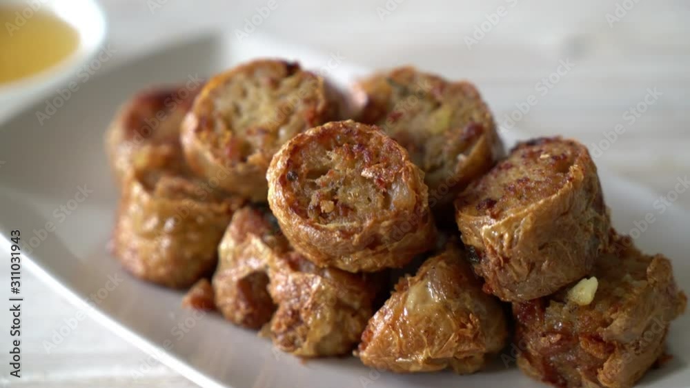 Deep Fried Crab Meat Rolls Deep Fried Crab Meat Rolls