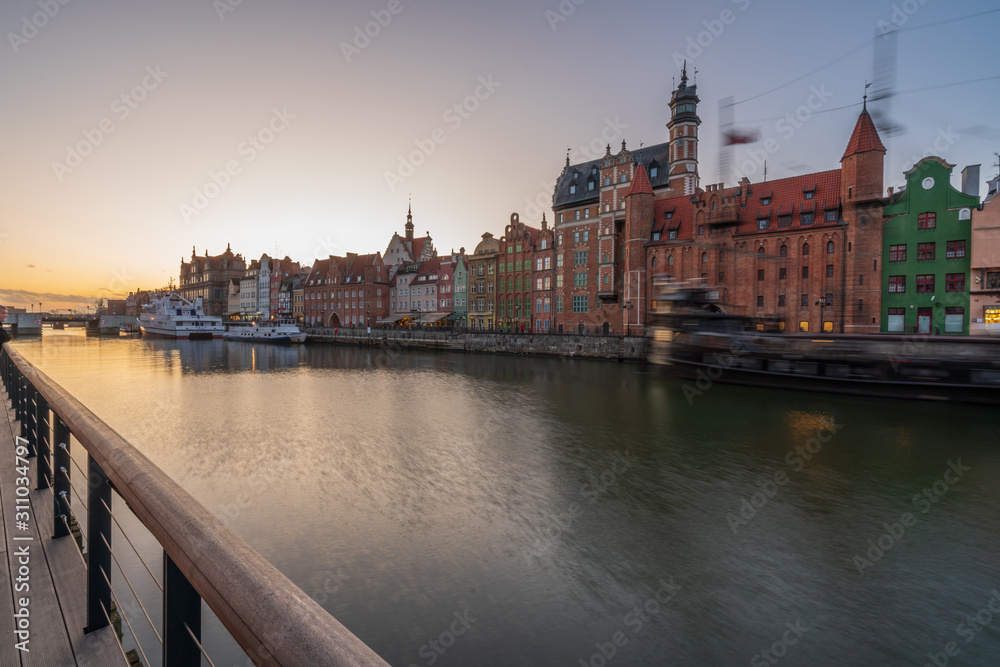The city of Gdansk on the Motlawa River, the long market and the long bank are a must see part of the city
