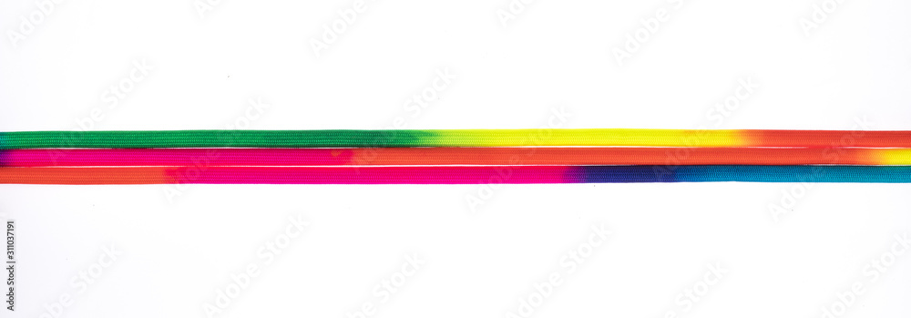 multicolored rope isolated on a white background multicolored rope isolated on a white background