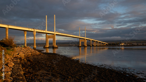 Obraz na płótnie Kessock Bridge Sunset