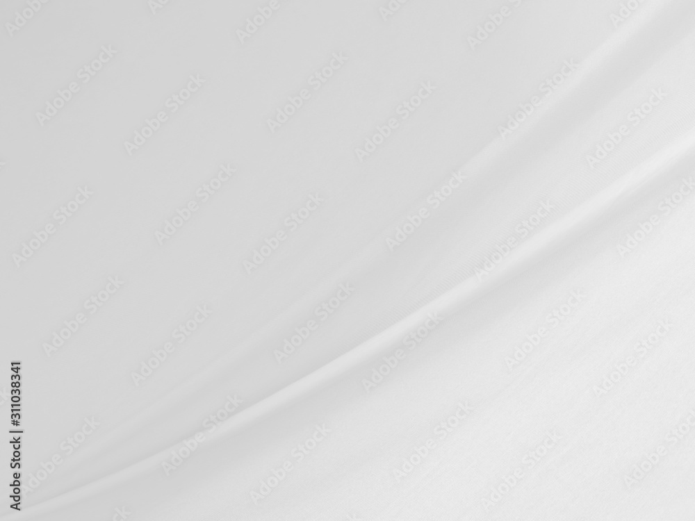 White cloth background. White art picture. White cloth wave image. White cloth background. White art picture. White cloth wave image.