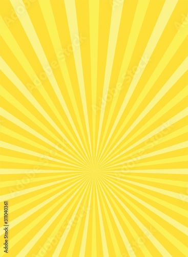 Sunlight abstract background. Powder yellow color burst background.