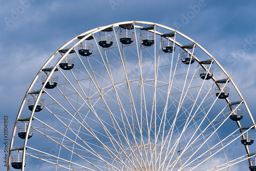 Ferris wheel of Donostia-San Sebastian  Basque Country  Spain