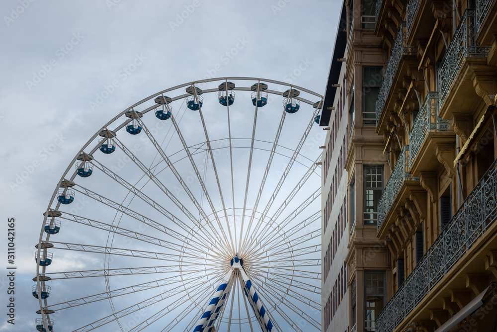 Ferris wheel of Donostia-San Sebastian, Basque Country, Spain