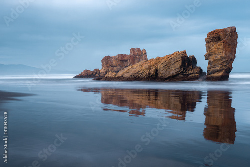 Beach of Bayas, Asturias, Spain