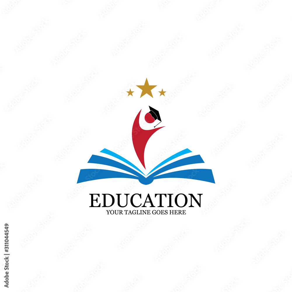 Fototapeta premium Education Logo Template vector