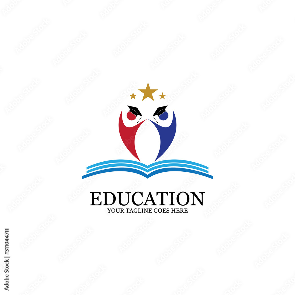 Fototapeta premium Education Logo Template vector