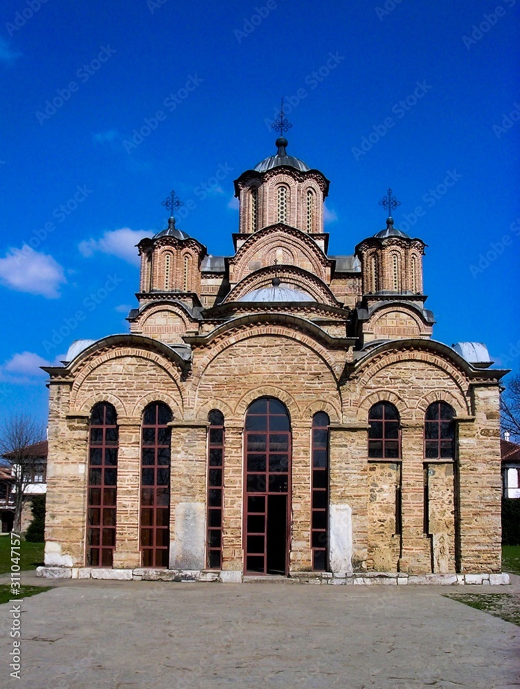 Gracanica monastery in Kosovo