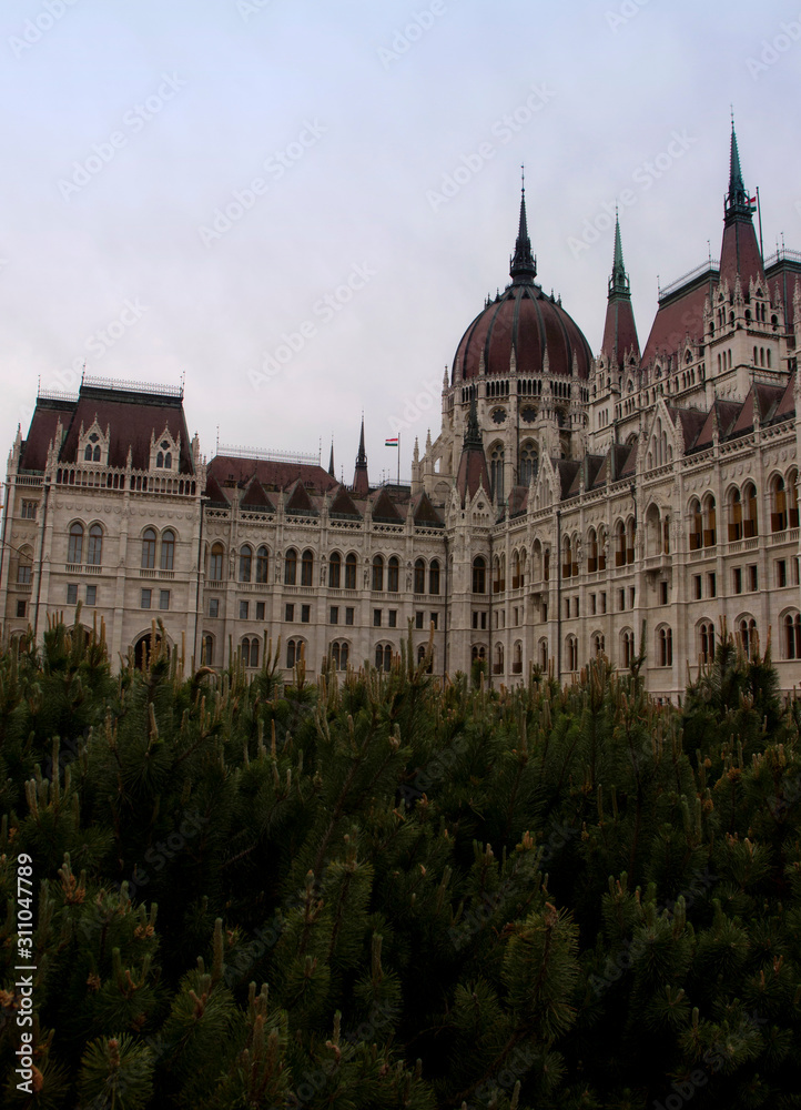 The parliament building in Budapest. Hungary.