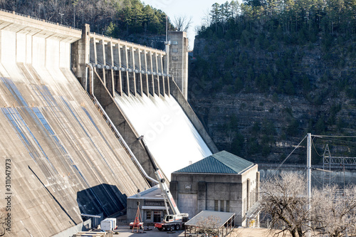 Wallpaper Mural Norfork Dam Spillway Gates Open Torontodigital.ca