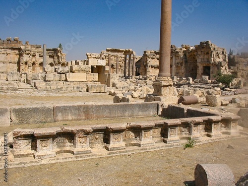 Baalbek Lebanon old roman ruins UNESCO world heritage photo