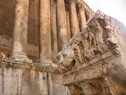 Baalbek Lebanon old roman ruins UNESCO world heritage