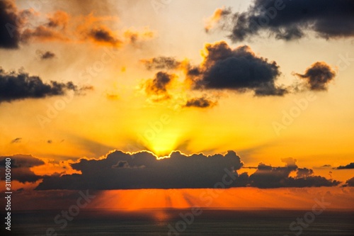 Clouds and wonderful sunset