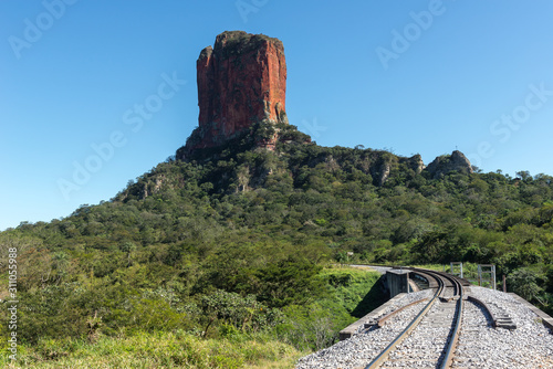 David Tower mountain (Devil's Molar), Chochis, Bolivia	 photo