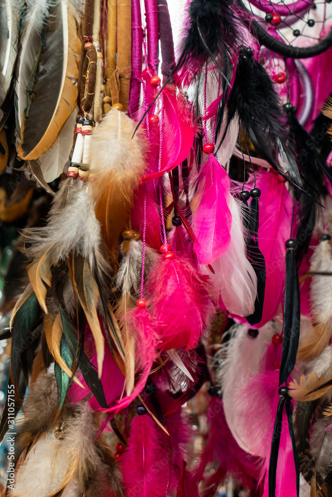 dream catcher feathers or carnival in Venice