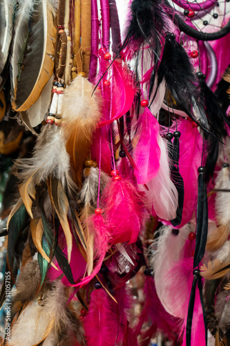 dream catcher feathers or carnival in Venice