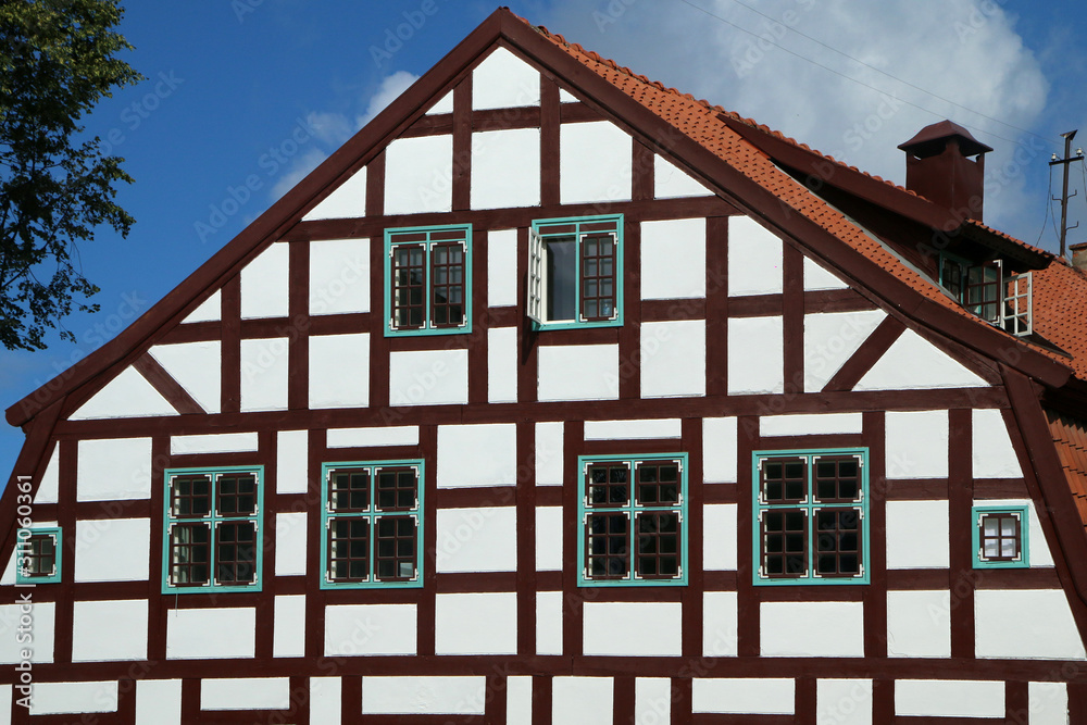 Φωτογραφία A picture of the historical brick family house in Klaipeda in Lithuania