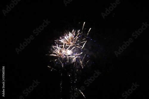 fireworks at night