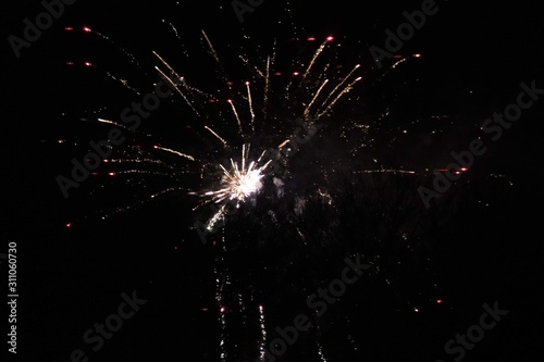 fireworks at night
