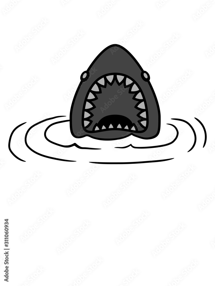 Auftauchender Haifisch Design monste Stock Vector | Adobe Stock Auftauchender Haifisch Design monste Stock Vector | Adobe Stock