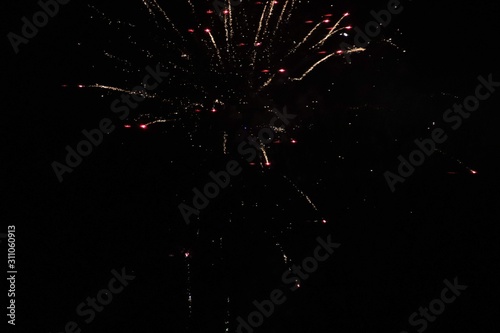 fireworks at night