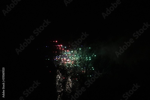 fireworks at night 