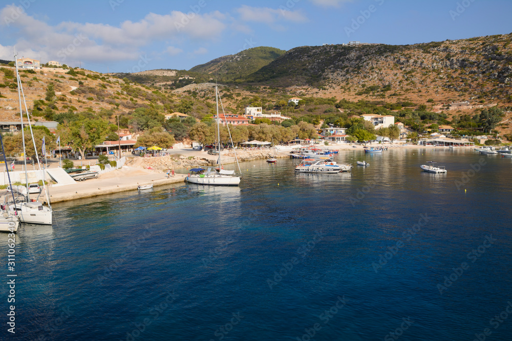 Agios Nikolaos harbour on Zakynthos island (Greece)