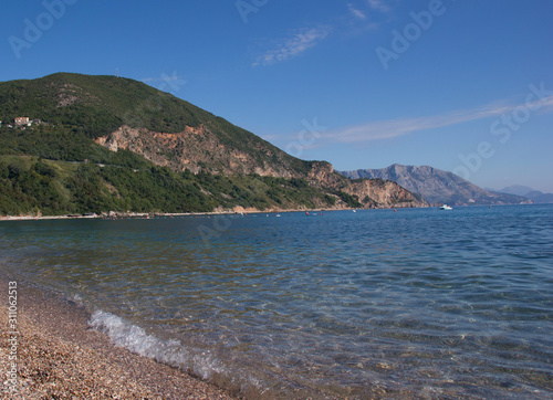 Beautiful seascape. Mediterranean coast.
