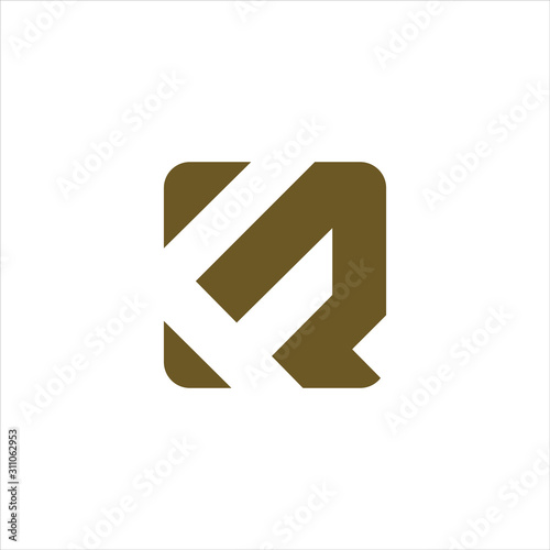 Initial letter fr or rf logo vector templates