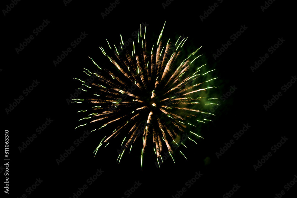 Beautiful Firework in the sky, celebration and new year concept Beautiful Firework in the sky, celebration and new year concept