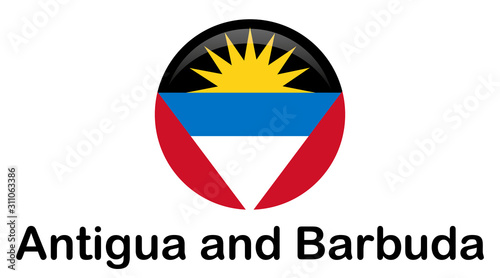 Free Download Antigua and Barbuda flag. official colors and proportion correctly. - GFXLoad