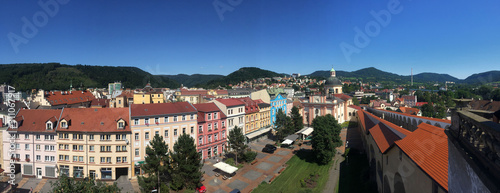 Panorama von Děčín in Tschechien