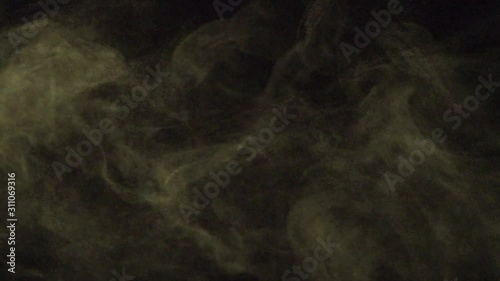 smoke on black background
