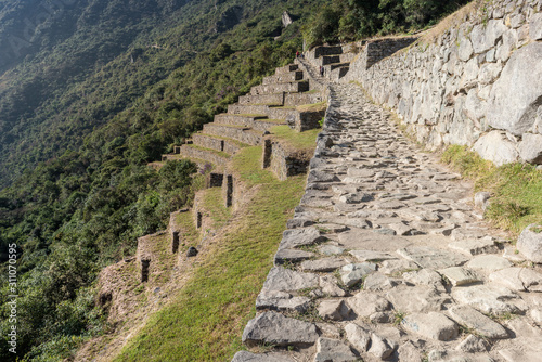 Terraces of Machu Picchu, Peru