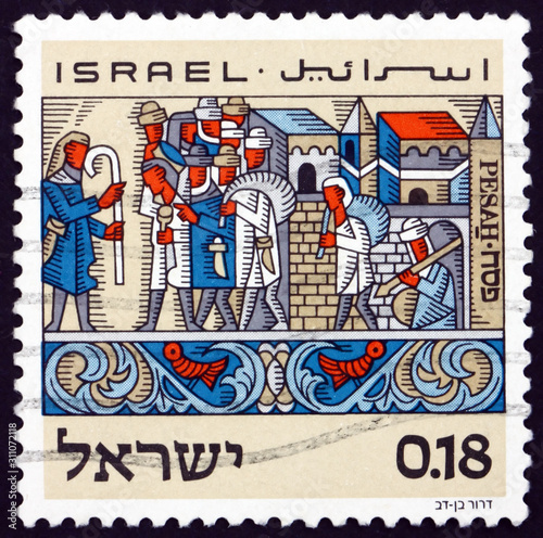 Postage stamp Israel 1972 Exodus