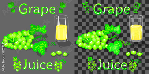 Grape juice in glass