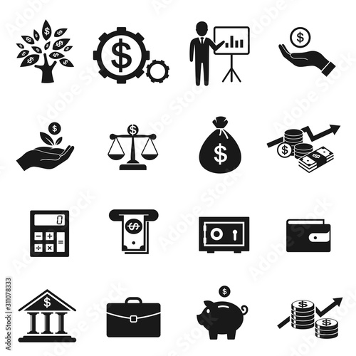 Business & Finance Icon vector Illustration