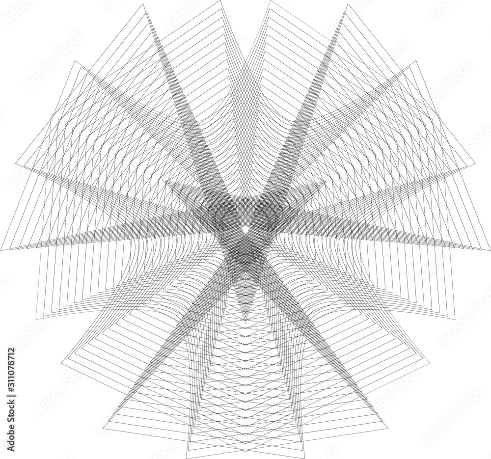 Fototapeta premium magic, cube, connection, originally, technical, triangle, technology, forever, beautiful, trendy, background, style, circle, construction, lines, art, texture, abstraction, print, abstract, vector, ge