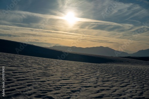 The dunes of White Sands New Mexico.