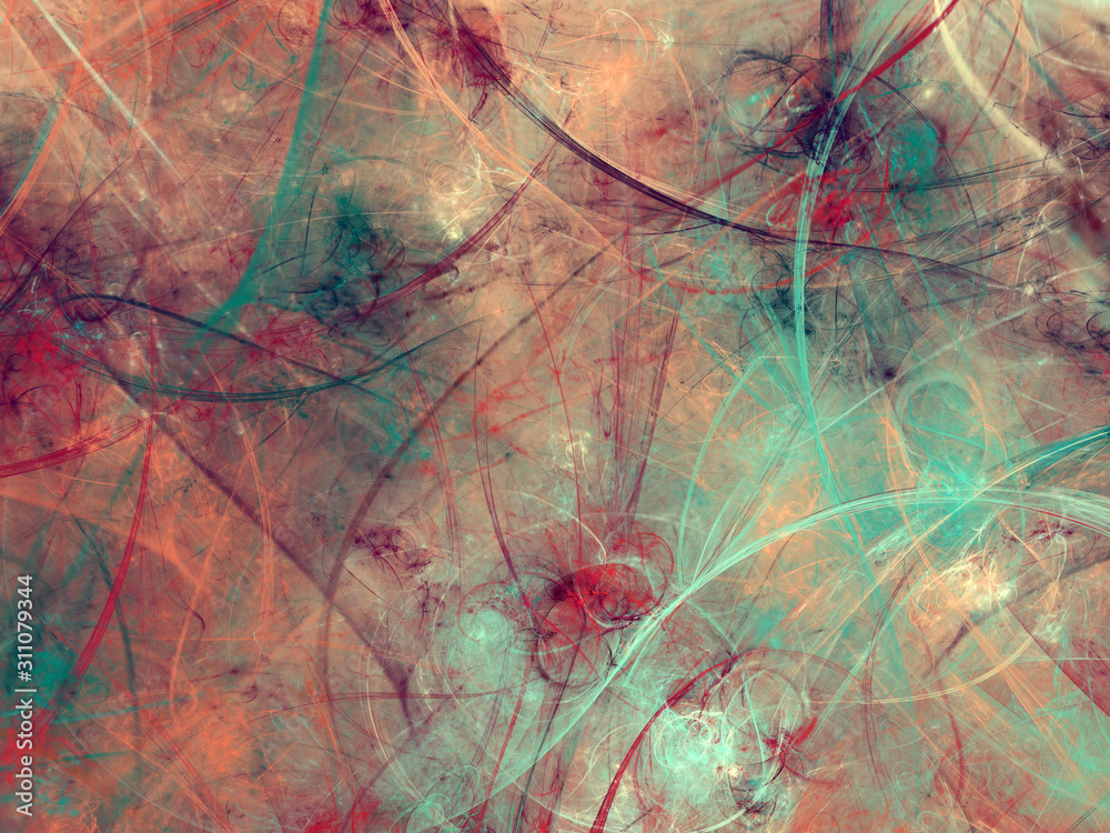 abstract chaotic fractal background 3D rendering illustration abstract chaotic fractal background 3D rendering illustration