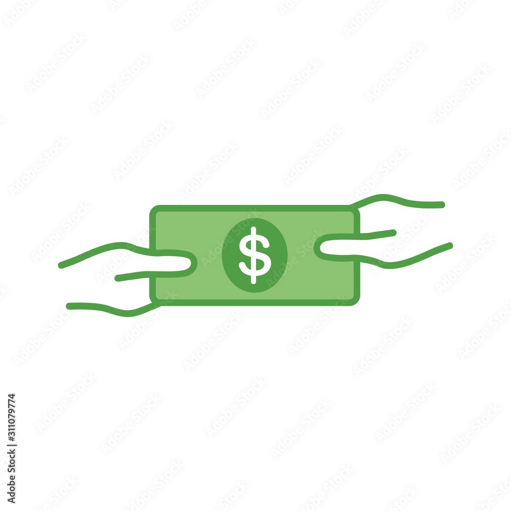 Money and payment icon vector Illustration