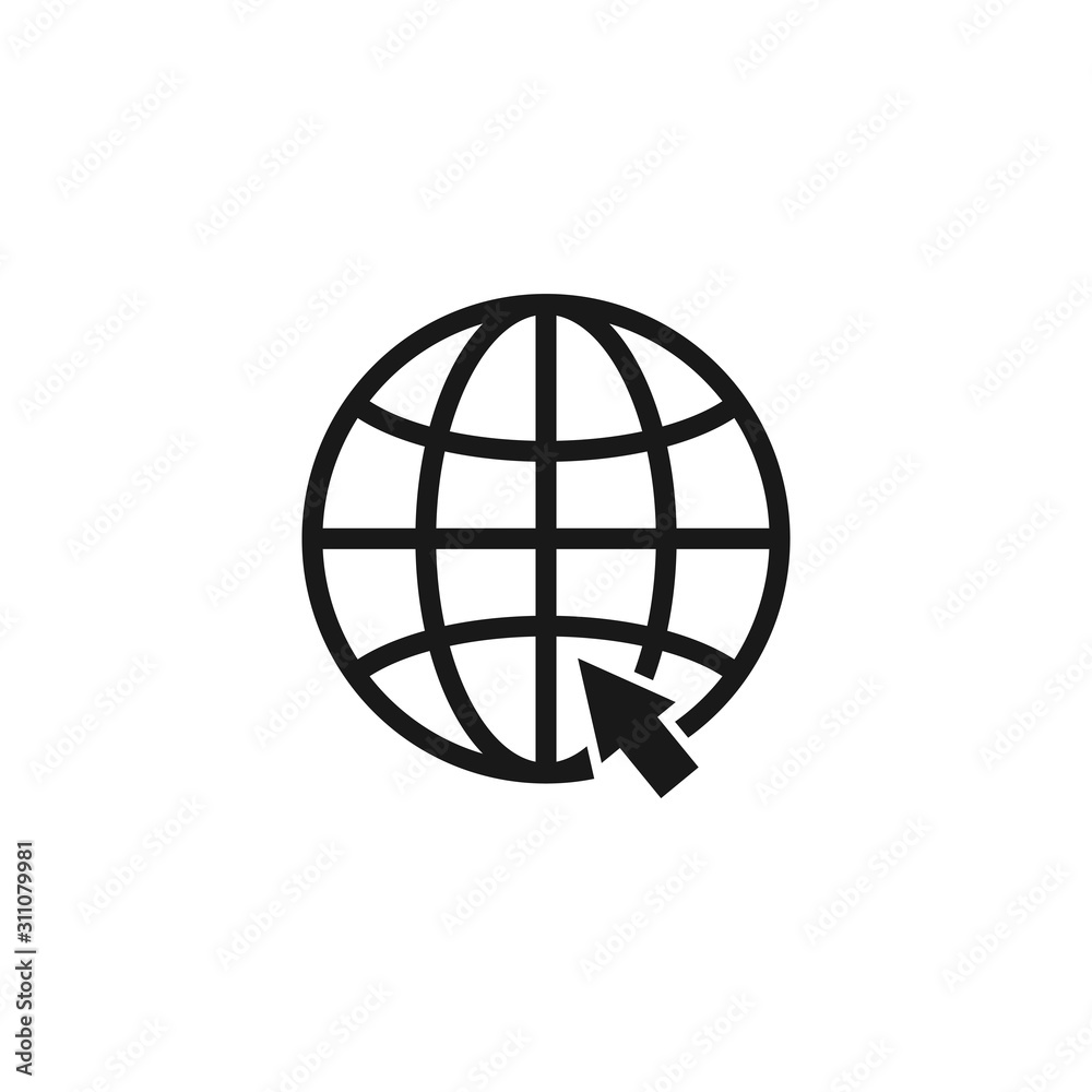 internet or website icon vector. Internet symbol. internet or website icon vector. Internet symbol.