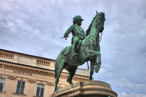 Erzherzog Albrecht monument in Vienna  Austria